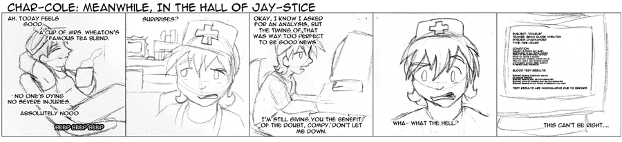 CharCole57 – Meanwhile In The Hall Of Jay-Stice